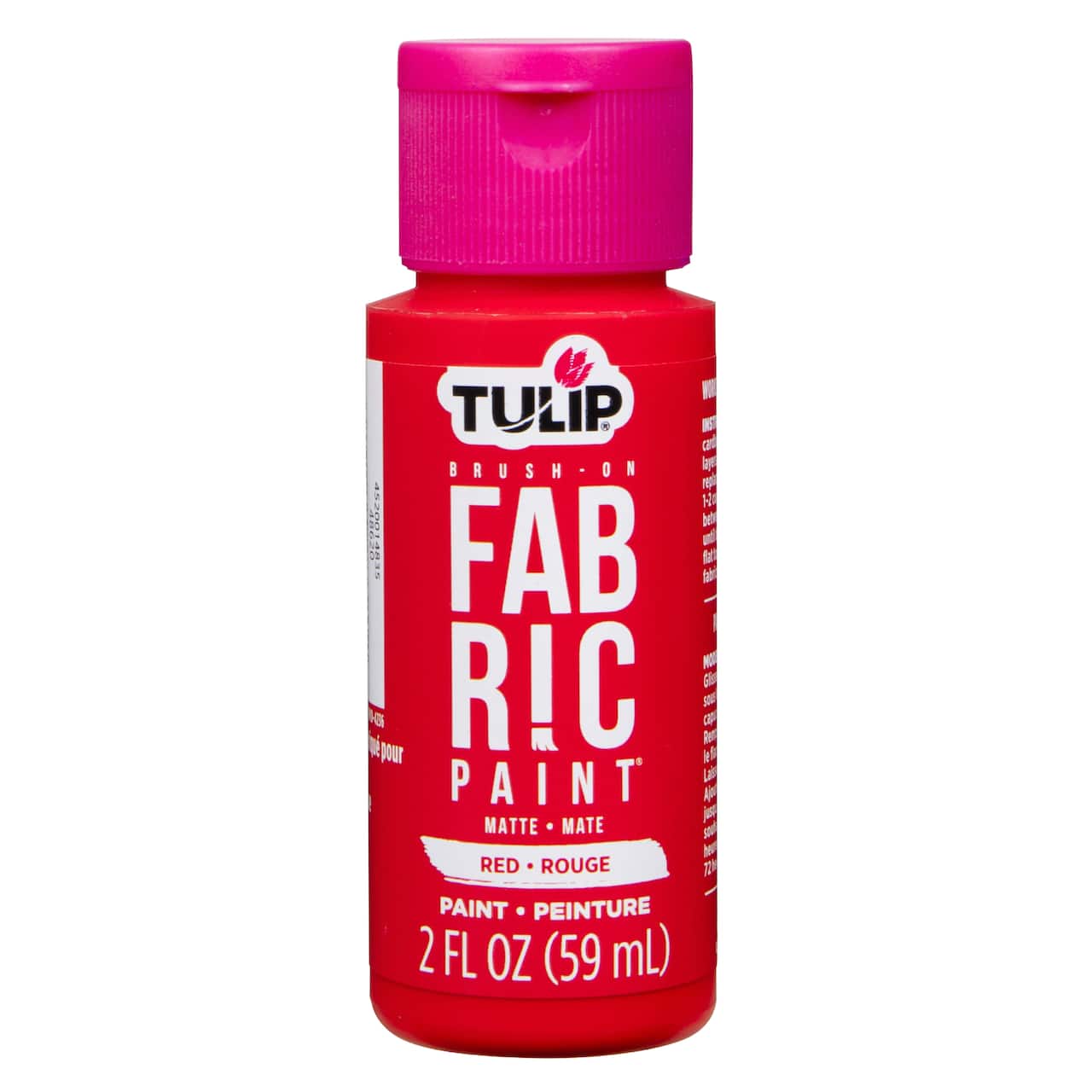 Peinture pour tissu mate applicable au pinceau de Tulip